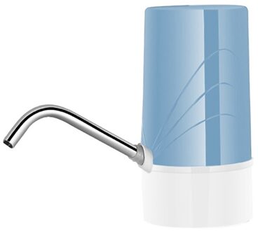 Automatische Bump Draagbare Usb Charge Fles Water Pomp Voor Water Fles Elektrische Drinkwater Pomp Dispenser blauw
