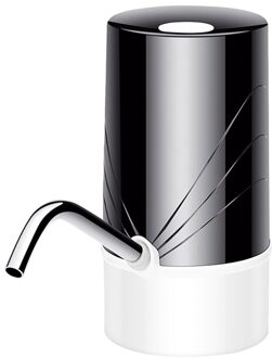 Automatische Bump Draagbare Usb Charge Fles Water Pomp Voor Water Fles Elektrische Drinkwater Pomp Dispenser zwart