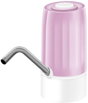 Automatische Bump Voor Water Fles Elektrische Drinkwater Pomp Dispenser Draagbare Usb Charge Fles Waterpomp Paars