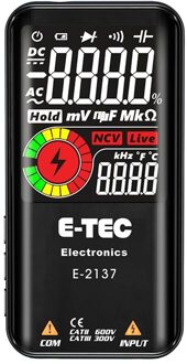 Automatische digitale multimeter incl. testpunten, rood-zwart E2137
