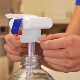 Automatische Drink Dispenser Magic Tap Elektrische Water Melk Drank Dispenser Fontein Morsbestendig 70% blauw