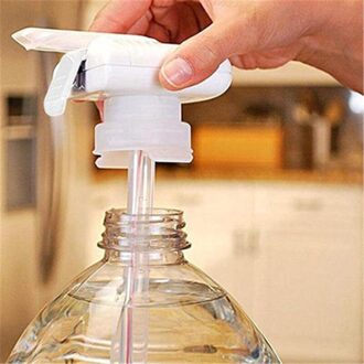 Automatische Drink Dispenser Magic Tap Elektrische Water Melk Drank Dispenser Fontein Morsbestendig 70% wit