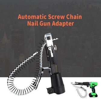 Automatische Elektrische Boor Nozzle Adapter Keten En Nagel Nagels Kit Thuis Tool Chain Tool Machine Accessoires Met Schroeven