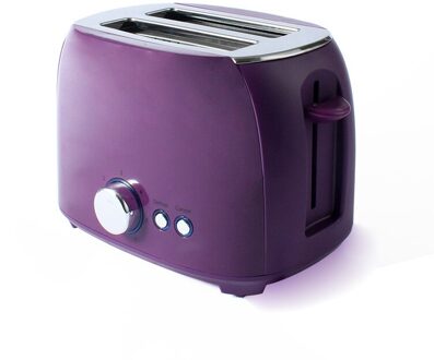 Automatische Elektrische Broodrooster 2 Plakjes 6 Speed Broodrooster Broodrooster Voor Thuis Ontbijt Broodrooster Eu Plug paars