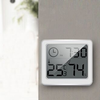 Automatische Elektronische Temperatuur En Vochtigheid Monitor Klok 3.2 "Lcd Digitale Scherm.