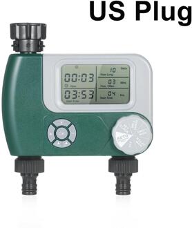 Automatische Elektronische Water Timer Tuin Watering Timer Home Programmeerbare Slang Kraan Watering Timer Autoplay Monddouche Green2 US