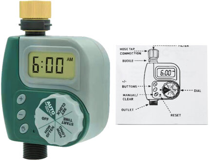 Automatische Elektronische Water Timer Tuin Watering Timer Home Programmeerbare Slang Kraan Watering Timer Autoplay Monddouche Type4 US