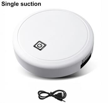 Automatische Floor Sweeper Dust Remover Smart Veegmachine Oplaadbare Floor Cleaning Veegmachines Mute Zuigkracht Stofzuiger Veegmachine wit