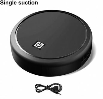 Automatische Floor Sweeper Dust Remover Smart Veegmachine Oplaadbare Floor Cleaning Veegmachines Mute Zuigkracht Stofzuiger Veegmachine zwart