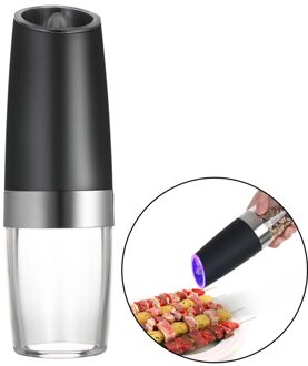 Automatische Frezen Elektrische Zwaartekracht Pepermolen Led Zoutmolen Keuken Kruiden Slijpen Tool GQ999