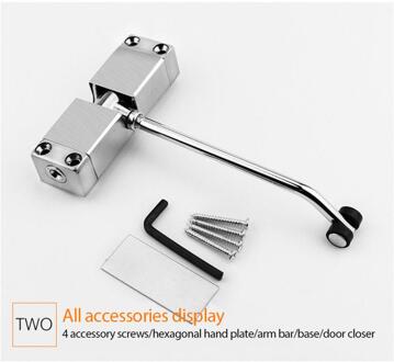 Automatische Gemonteerd Voorjaar Deur Dichter Verstelbare Snelheid Oppervlak Zelfsluitende Thuis Deurdranger Deur Sluiten Apparatuur Mute Hardware