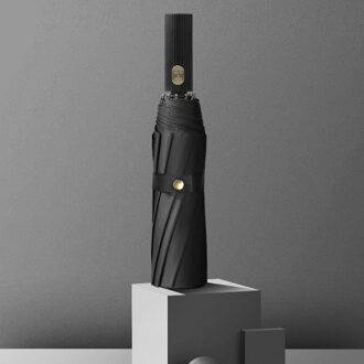 Automatische Grote Paraplu Regen En Zon Potection 3-Stage 10 Ribben Navy Paars Zwarte Mannen Paraplu Mannelijke Voor vrouwen Vrouwelijke Parasol Uv