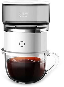 Automatische Hand Roterende Koffiezetapparaat Rvs Filter Elektrische Auto Koffie Machine Voor Home Office