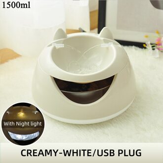 Automatische Huisdier Kat Fontein Lichtgevende Drinken Bowls Usb Elektrische Huisdieren Water Fontein Drank Dispenser Voor Katten Honden B met usb