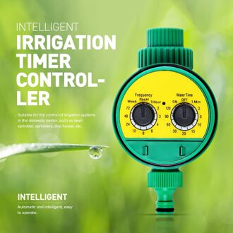 Automatische Intelligente Elektronische Lcd Water Timer Rubber Pakking Gesign Magneetventiel Irrigatie Sprinkler Controller