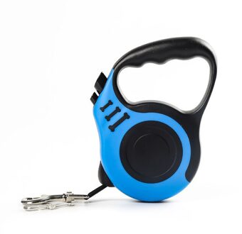 Automatische Intrekbare Huisdier Aangelijnd 3 M/5 M Hondenriem Riem Honden Kat Lopen Flexibele Touw Riemen Voor Kleine medium Hond Huisdier Producten blauw / 3M 15Kg