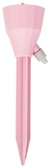 Automatische Irrigatie Kits Systeem Tuin Gereedschap Spikes Spikes Automatische Bloem Plant Self-Watering Druppelbuis Apparaat roze