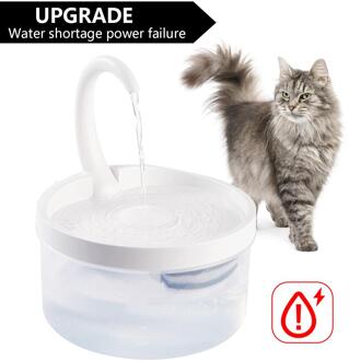 Automatische Kat Fontein 2L Auto Led Elektrische Mute Water Feeder Usb Hond Huisdier Drinker Kom Huisdier Drinken Dispenser Voor kat Hond Self Power Failure