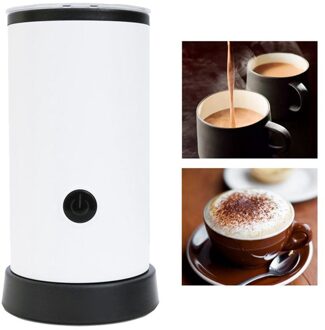 Automatische Melkopschuimer Koffie Foamer Container Soft Foam Cappuccino Maker Elektrische Koffie Frother Melkschuimer Maker wit