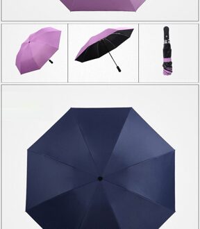 Automatische Omgekeerde Paraplu Regen Vrouwen Zwarte Coating Zon Opvouwbare Paraplu Kids Winddicht Auto Paraplu Mannen Paraguas Mujer Parasol marine