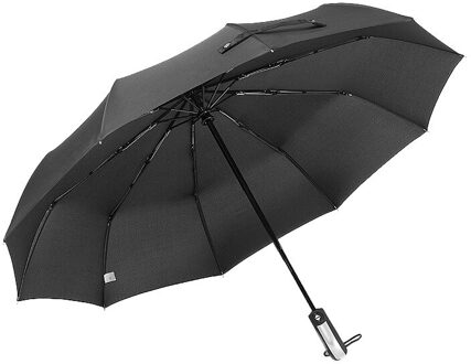 Automatische Open & Close Folding Compact Super Winddicht Anti Regen Parasol Pak Voor 1-2 Mensen paraplu Regenkleding 01 zwart