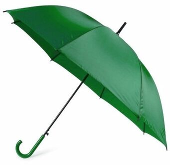 Automatische paraplu - 3x - groen - dia 107 cm - 82 cm lang - regen - polyester/metaal