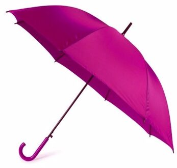 Automatische paraplu - 3x - roze - dia 107 cm - 82 cm lang - regen - polyester/metaal