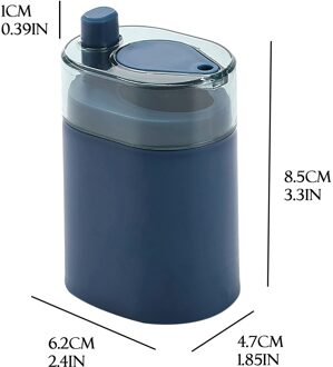 Automatische Pop-Up Tandenstoker Doos Draagbare Pop-Up Tandenstoker Houder Container Voor Restaurant Keuken Tandenstokers Dispenser blauw