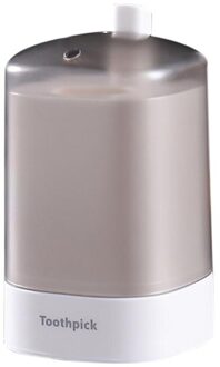 Automatische Pop-Up Tandenstoker Doos Draagbare Pop-Up Tandenstoker Houder Container Voor Restaurant Keuken Tandenstokers Dispenser Gereedschap Q40 wit