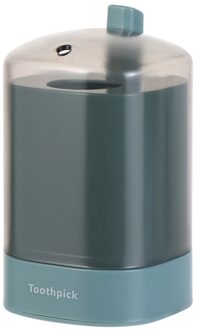 Automatische Pop-Up Tandenstoker Houder Draagbare Tandenstoker Houder Container Restaurant Thuis Tafel Tandenstoker Opbergdoos groen