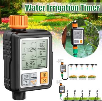 Automatische Programmeerbare Digitale Water Timer 3 "Grote Scherm IP65 Waterdicht Voor Tuin Gazon Water Systeem Irrigatie Timer
