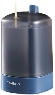Automatische Push-Type Tandenstoker Houder Doos Afneembare Tand Picks Opslag Dispenser Voor Thuis Restaurant Keuken Benodigdheden 1AA802078-blauw