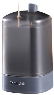 Automatische Push-Type Tandenstoker Houder Doos Afneembare Tand Picks Opslag Dispenser Voor Thuis Restaurant Keuken Benodigdheden 1AA802078-grijs