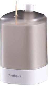 Automatische Push-Type Tandenstoker Houder Doos Afneembare Tand Picks Opslag Dispenser Voor Thuis Restaurant Keuken Benodigdheden 1AA802078-W