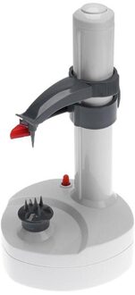Automatische Rvs Elektrische Dunschiller Voor Fruit Groente Dunschiller Snijder Twee Reserve Messen Peeling Machine Keuken Om wit
