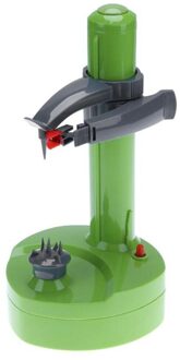 Automatische Rvs Elektrische Dunschiller Voor Fruit Groente Dunschiller Snijder Twee Reserve Messen Peeling Machine Keuken Om