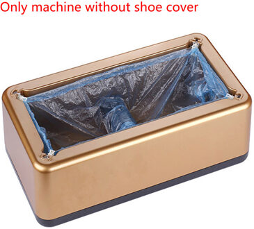 Automatische Schoen Covers Machine Stepping Wegwerp Schoenen Organisatoren Booties Maker Smart Schoen Dispenser Voor Thuis Fabriek goud