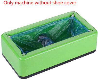 Automatische Schoen Covers Machine Stepping Wegwerp Schoenen Organisatoren Booties Maker Smart Schoen Dispenser Voor Thuis Fabriek groen