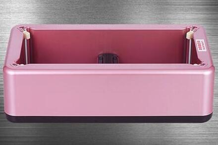 Automatische Schoen Dispenser met 100 Stuks Wegwerp Plastic Schoen & Boot Cover Schoen Cover Machine voor Thuis, medische, Kantoor Fuchsia