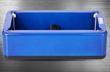 Automatische Schoen Dispenser met 100 Stuks Wegwerp Plastic Schoen & Boot Cover Schoen Cover Machine voor Thuis, medische, Kantoor koninklijk blauw