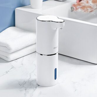 Automatische Schuim Zeepdispensers Badkamer Slimme Wassen Hand Machine Met Usb Opladen Wit Abs Materiaal soap dispenser