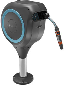 Automatische slanghaspel voor terras - GARDENA - RollUp - S - Blauw - Lengte 15 m - Slang 13 mm