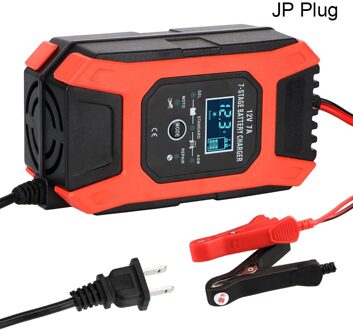 Automatische Slimme Auto Acculader Digitale Lcd Display 12V 7A 7 Podium Nat Droog Lood-zuur Batterij-Opladers US 12V 7A