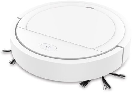 Automatische Smart Floor Veegmachine Usb Oplaadbare Floor Cleaning Sweep Vegen Robot Dust Remover Machine Huishoudelijke Schoonmaken Tool Solid wit