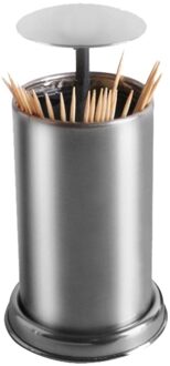 Automatische Tandenstoker Houder Hotel Restaurant Rvs Wattenstaafje Opbergdoos Containers Vaten Keuken Bar Tafel Decor