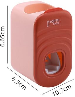Automatische Tandpasta Dispenser Squeezer Tandpasta Tand Stofdicht Tandenborstelhouder Wall Mount Stand Badkamer Accessoires Set