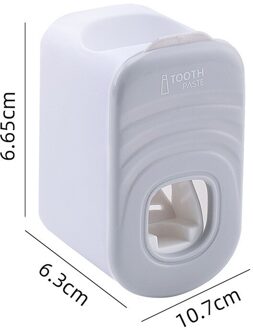 Automatische Tandpasta Dispenser Squeezer Tandpasta Tand Stofdicht Tandenborstelhouder Wall Mount Stand Badkamer Accessoires Set