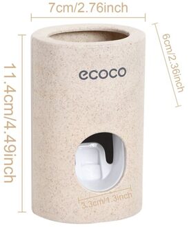 Automatische Tandpasta Dispenser Squeezers Tandpasta Tand Stofdicht Tandenborstelhouder Wall Mount Stand Badkamer Wc Set