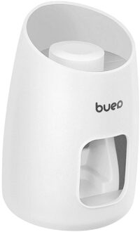 Automatische Tandpasta Dispenser Stofdicht Tandenborstelhouder Knijper Thuis Badkamer Gratis Ponsen Artefact Badkamer Accessoires wit