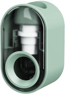 Automatische Tandpasta Dispenser, Stofdicht Tandenborstelhouder, Muur Gemonteerde Tandpasta Knijper, Huishoudelijke Badkamer Accessoires cyaan-blauw